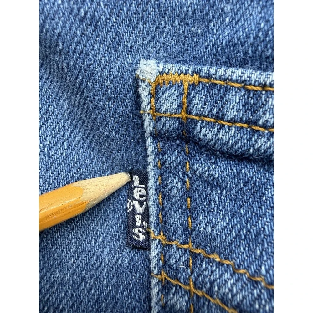 Vintage Levi's 541 Jeans Mens 36X32 Skosh More Room USA Made‎ 1988 Blue Tab